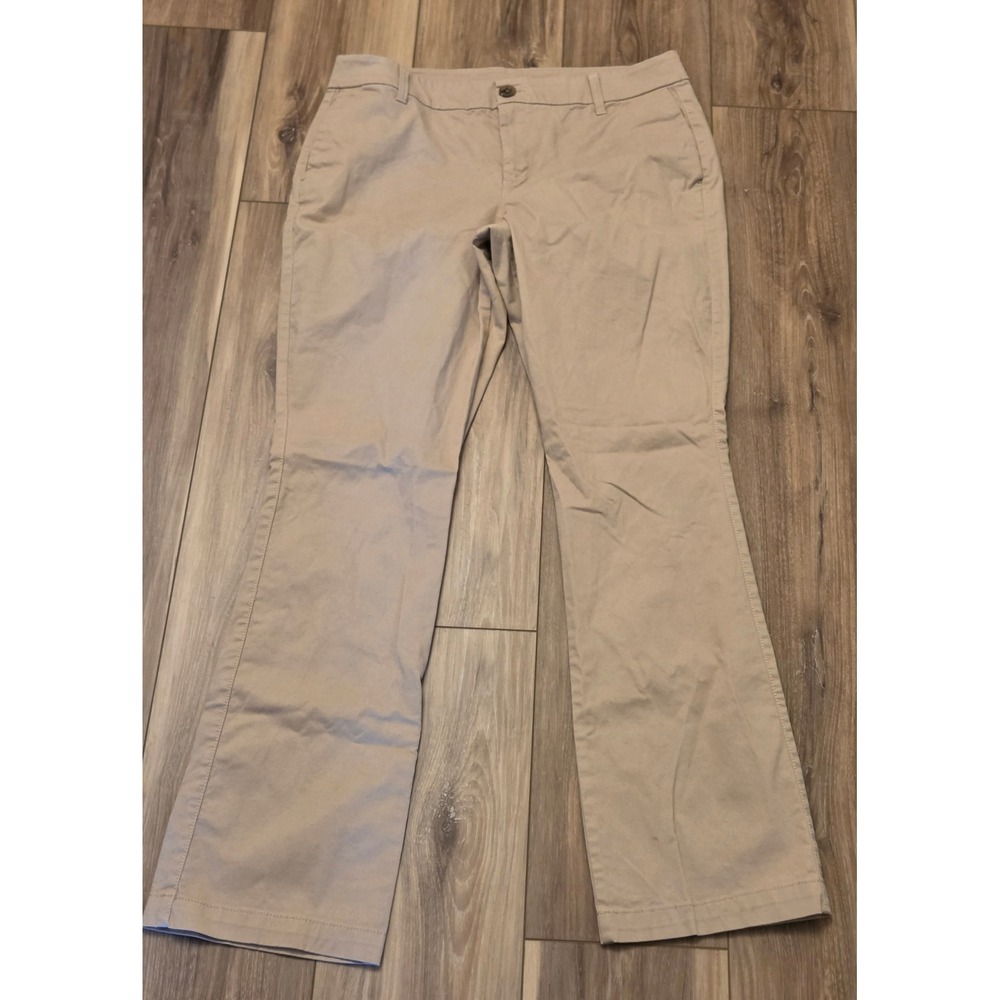 Old Navy Bootcut Khaki Pants Women's Size 12 Tan
